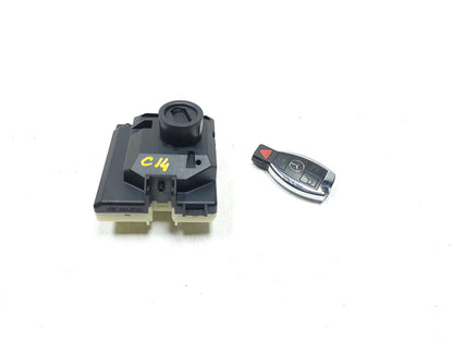 2015 Mercedes C300 Ignition Lock Key Reader W/ Fob Smart Key W205 OEM