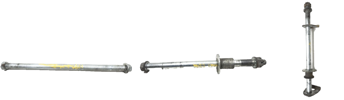 1993 Suzuki Gsx 600 Fp Katana Front & Rear Axles Wheel With Swingarm Bolt OEM