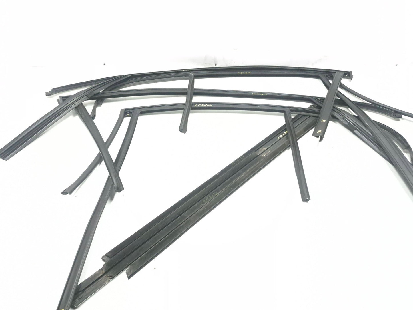 2013 Volvo S60 Door Window Belt Molding Front & Rear Set OEM