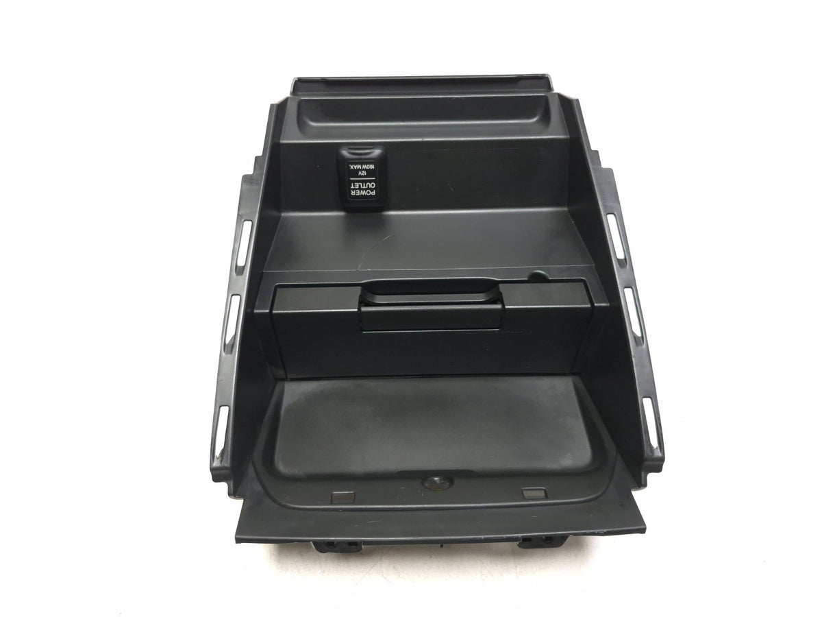 2013 Honda Cr-z Front Center Console Lower Pocket Storage Box & 12v Outlet  OEM