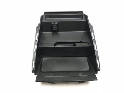 2013 Honda Cr-z Front Center Console Lower Pocket Storage Box & 12v Outlet  OEM
