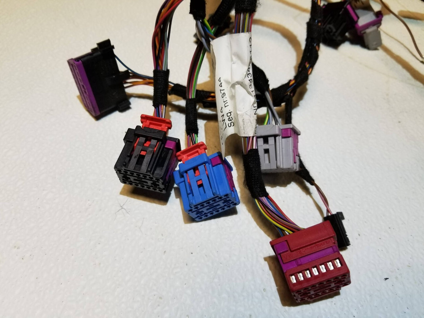 2014 Audi A6 3.0t At Dashboard Dash Wire Wiring Harness OEM