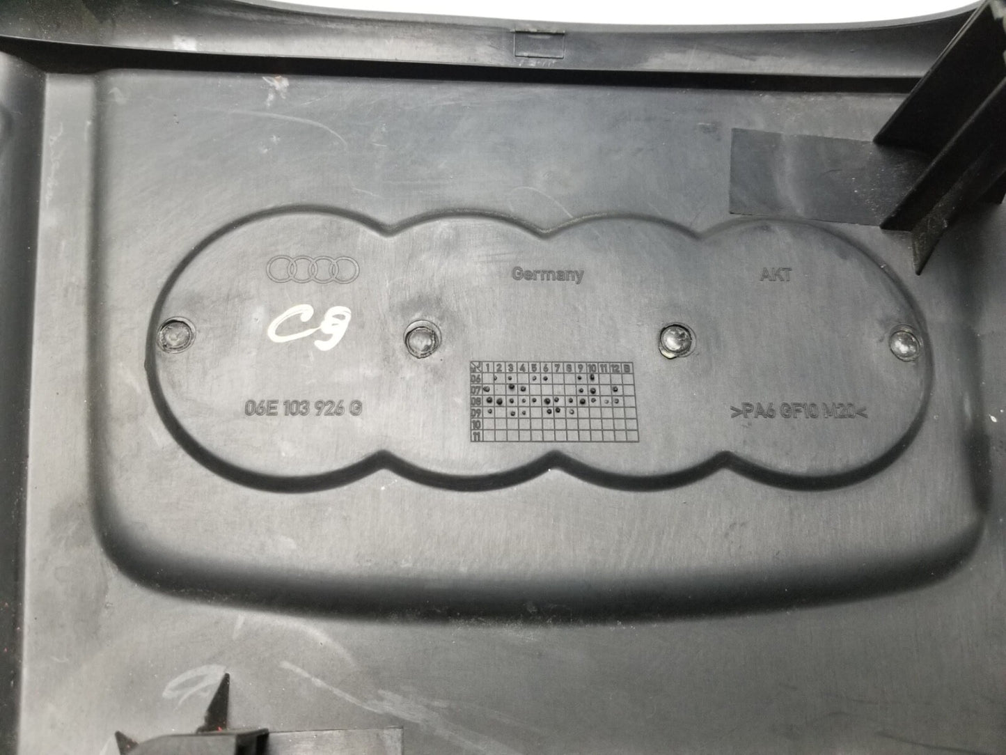 2010 Audi Q5 Engine Cover Trim OEM