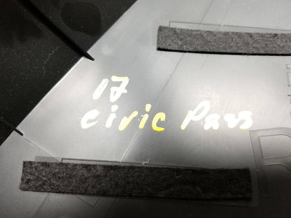 16 17 18 19 20 Honda Civic Sedan Right Pass Side Inner Cover Panel Trim OEM