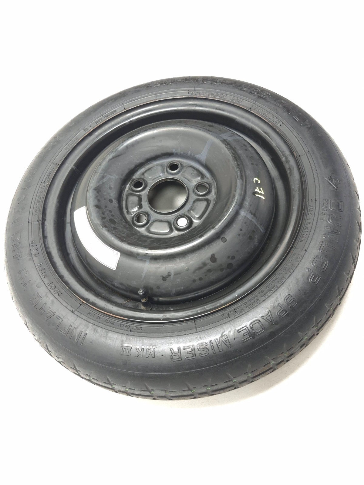 2012 Honda Cr-z Spare Tire 135/80d15 OEM