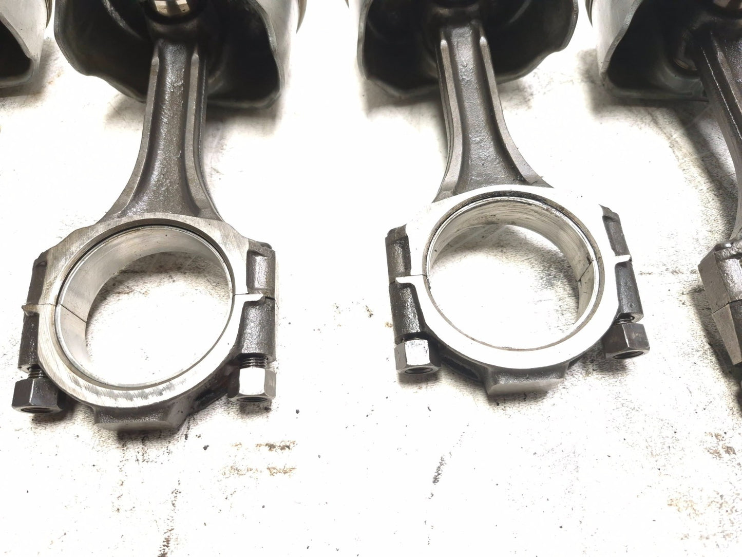 Yale Forklift V6 4.3l Engine Piston W/ Connecting Rod 6 Pcs OEM