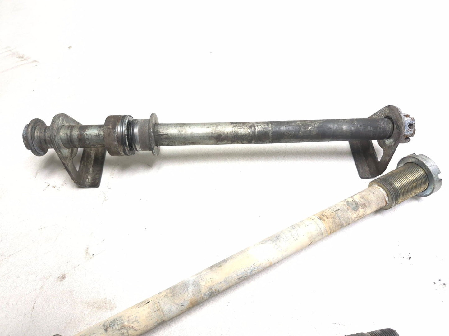 2003 Suzuki Sv 650 Wheel Axle Front & Rear & Swingarm Bolt 3 Pcs OEM