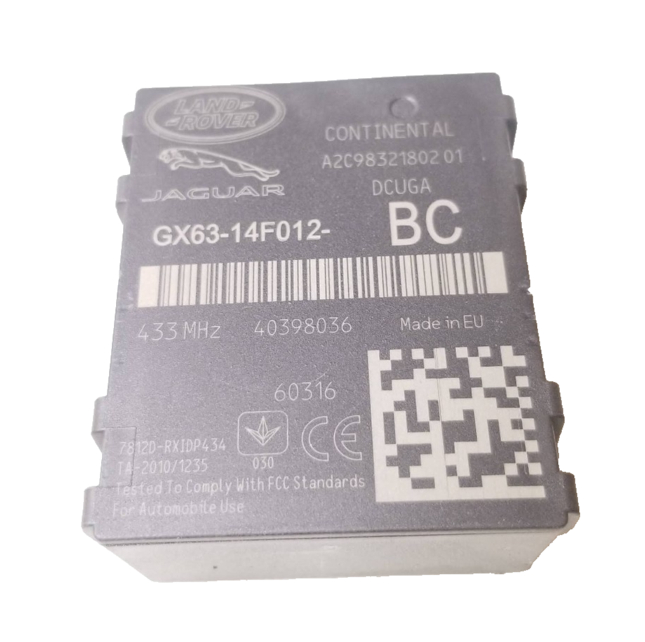 Jaguar Xe 2017 Tpms Tire Pressure System Control Module Gx63-14f012-bc