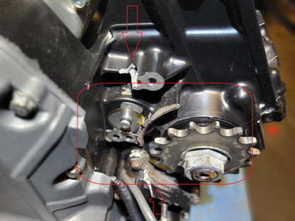 17 18 19 Kawasaki Z650 Er650h Engine Motor 7,789 Miles ✅ Has Damage. See Photos