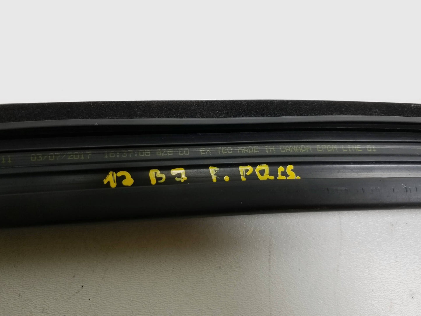 2017 Volkswagen Passat Rear Door Seal Weatherstrip Driver & Passenger Side OEM