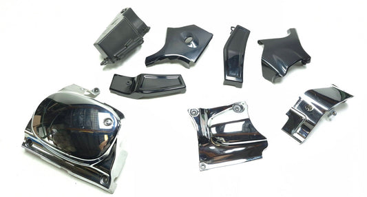2013 Suzuki Vl800 Boulevard C50 Side Frame Cover Left & Right Set 8 Pcs OEM