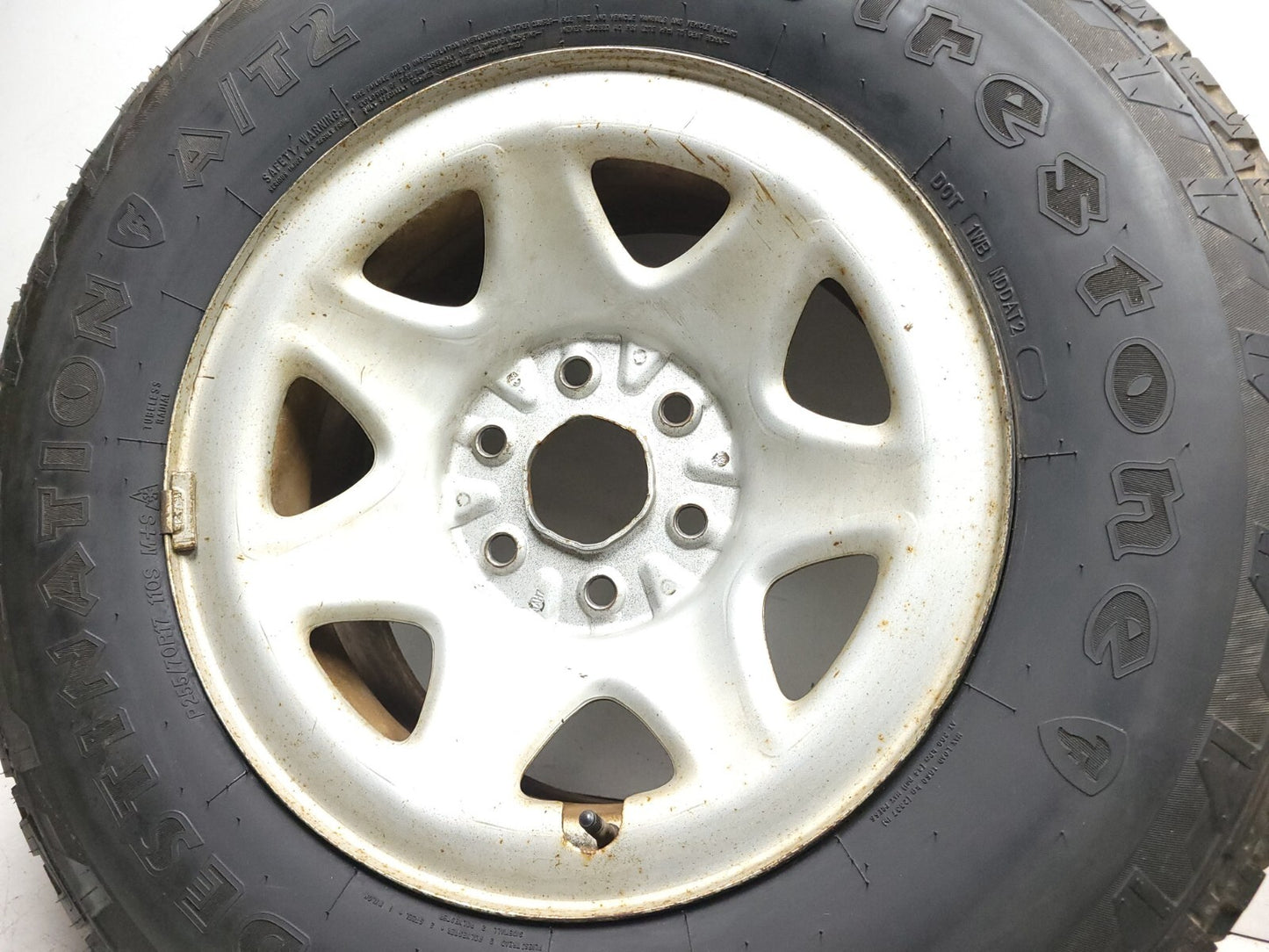 2017 Chevrolet Silverado 1500 Wheel Rim & Tire 255/70r17 *local Pickup* OEM 2pc