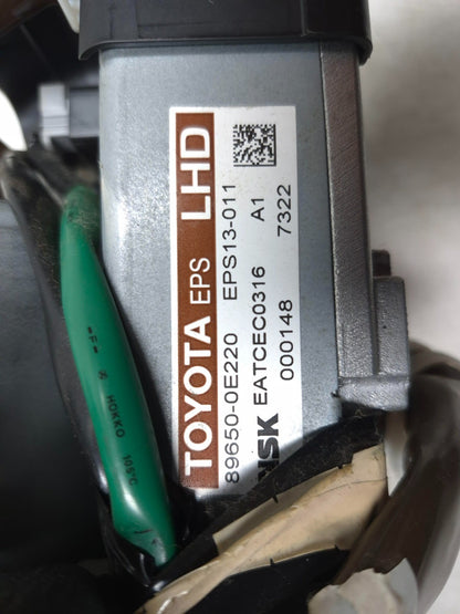 2017 Toyota Highlander Steering Column W/ Motor & Module OEM