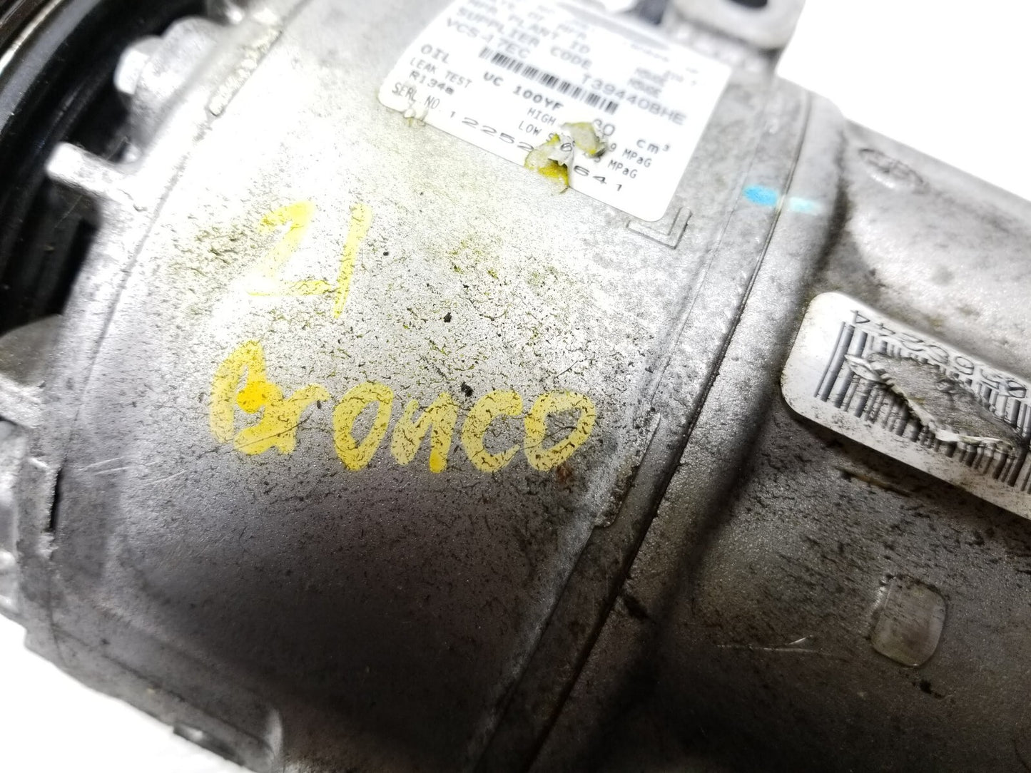 2021 Ford Bronco Sport A/c Air Conditioning Compressor OEM 13k