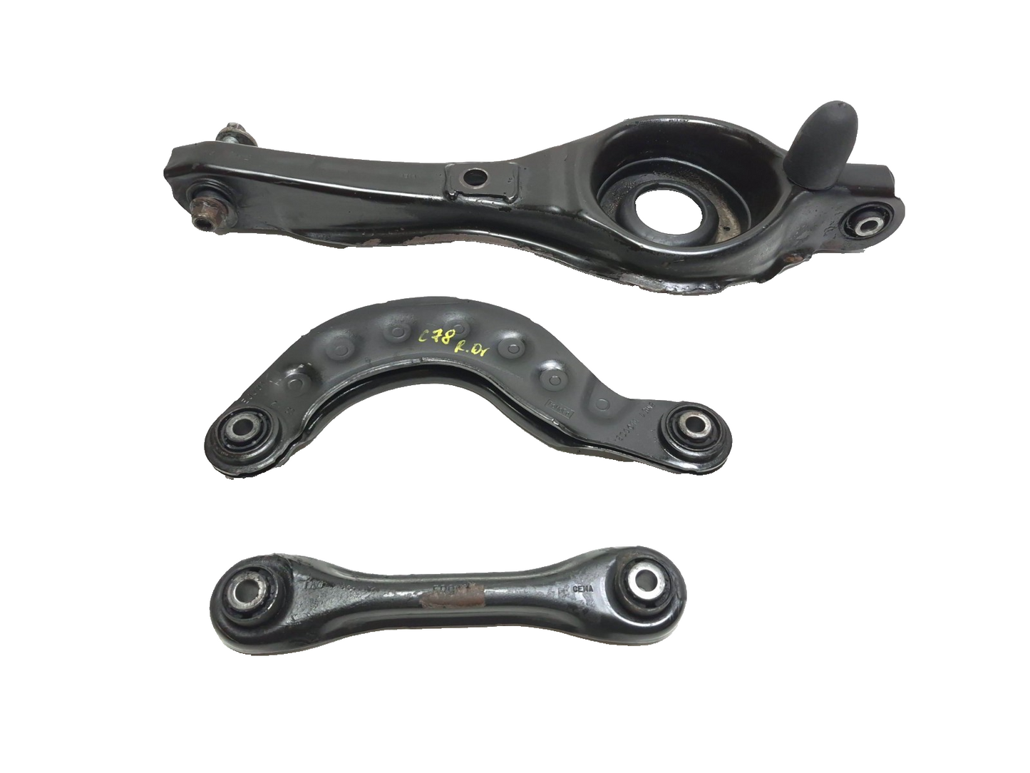 2012 Volvo C30 Rear Control Arm Driver Side Left 3pcs OEM