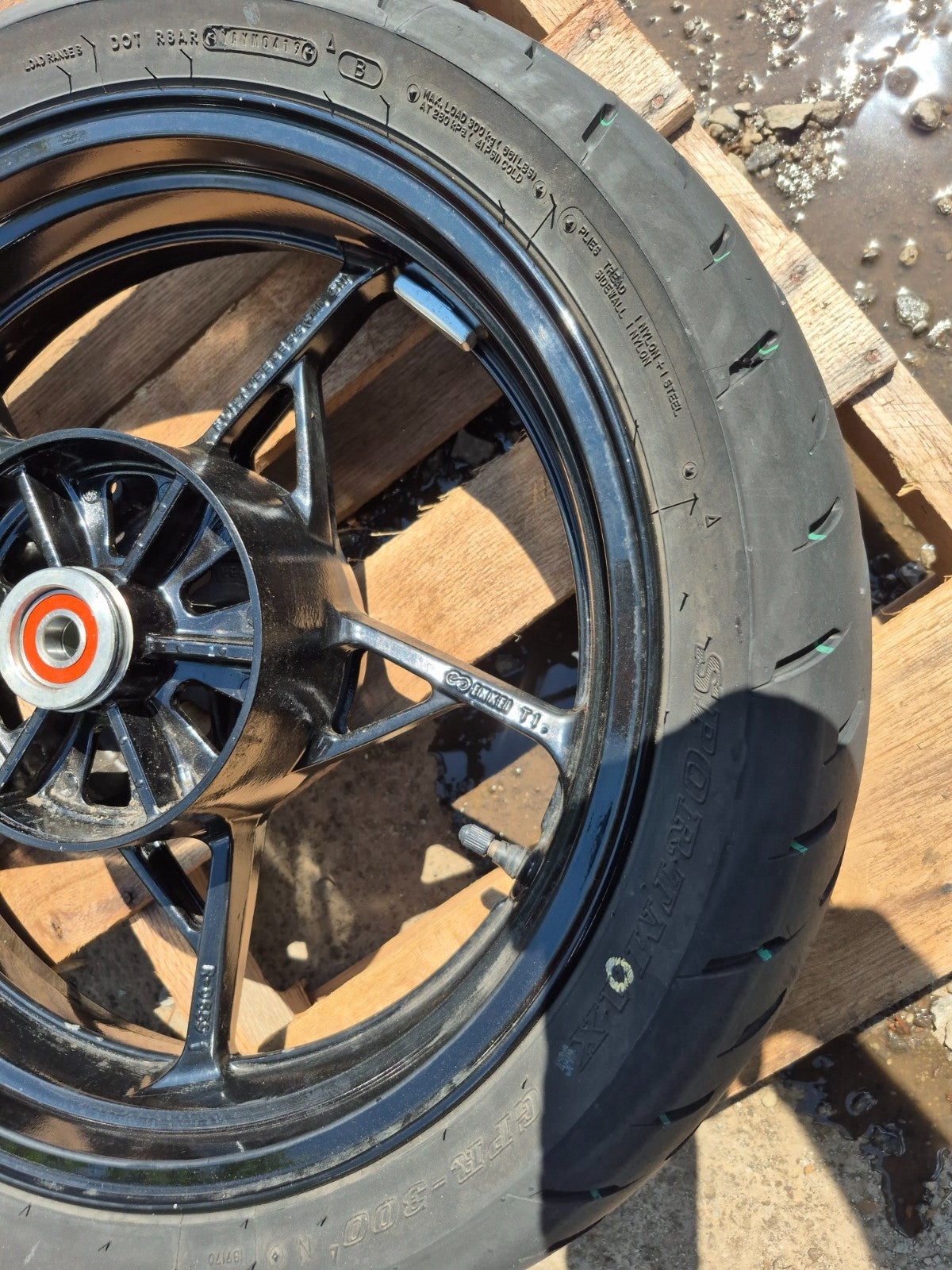2019 Kawasaki Z400 Er400d Wheel Rim & Tire Front & Rear * Straight * OEM