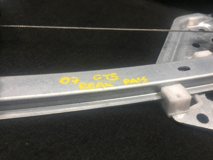 2007 Cadillac CTS Rear Passenger Door Window Regulator W/ Motor OEM