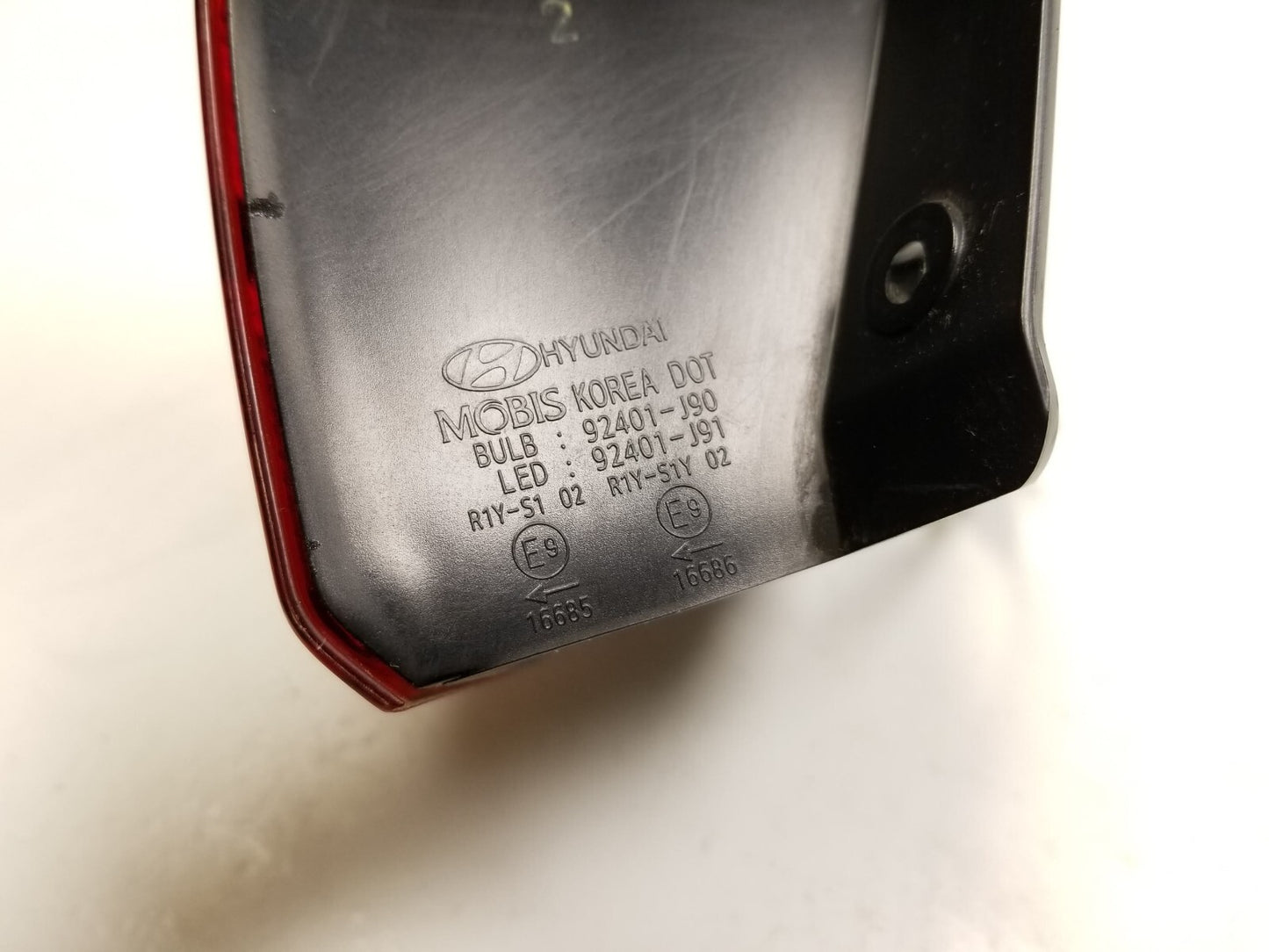 2019 Hyundai Kona Driver Side Tail Light OEM