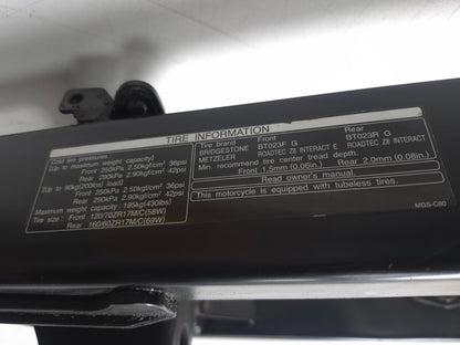 2012 Honda Nc700x Swingarm OEM