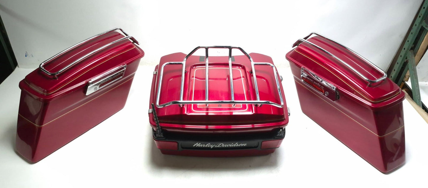 1993-1996 Harley-davidson Electra Glide Flhtc Hard Saddlebags King Tour-pak Kit