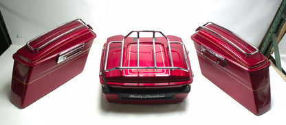 1993-1996 Harley-davidson Electra Glide Flhtc Hard Saddlebags King Tour-pak Kit
