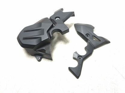 2019 Kawasaki Z400 Er400d Front Left Sprocket Cover & Right Frame Cover Pair OEM