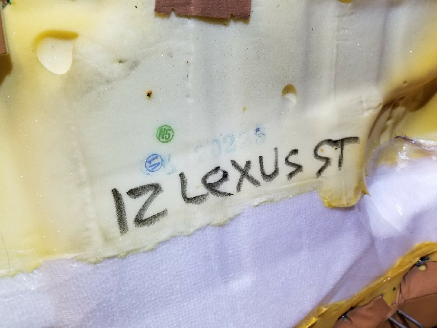 2012 Lexus Ct Rear Lower Seat Cushion OEM