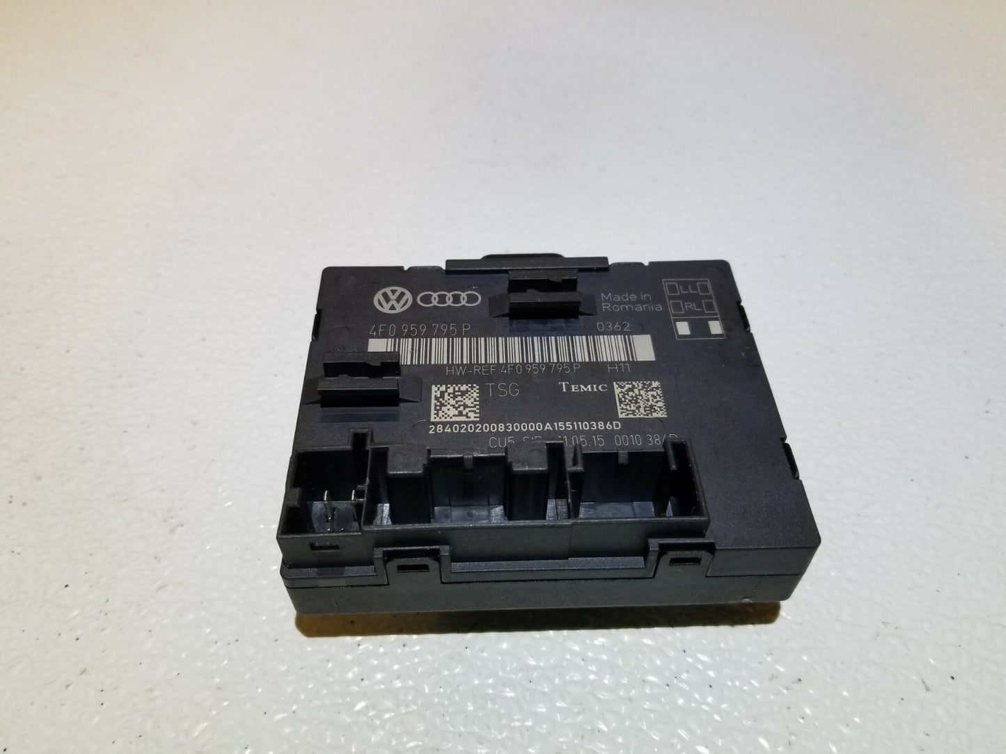 11 12 13 14 15  Audi Q7 Front Right Pass Door Control Module OEM 87k Miles