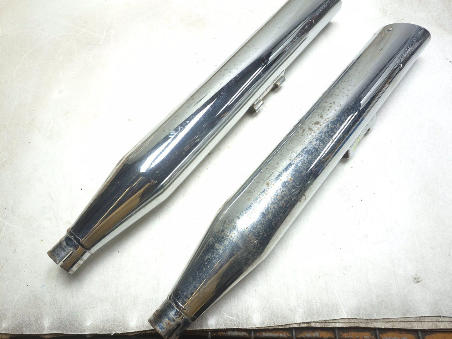 2001 Kawasaki Vulcan 1500 Vn1500 Classic Exhaust Muffler Left & Right Pair OEM