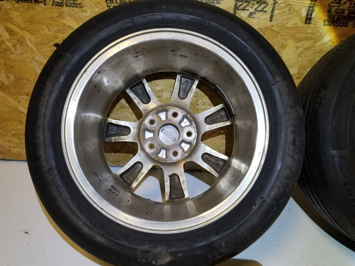 2007 Acura RDX Alloy Wheel Rim 17x8 & Tire 245/50r17 2pcs  OEM