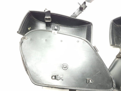 Viking Bags Leather Saddlebags Harley Dyna Fat Bob Fxdf 2008-2017 Hard Mount OEM