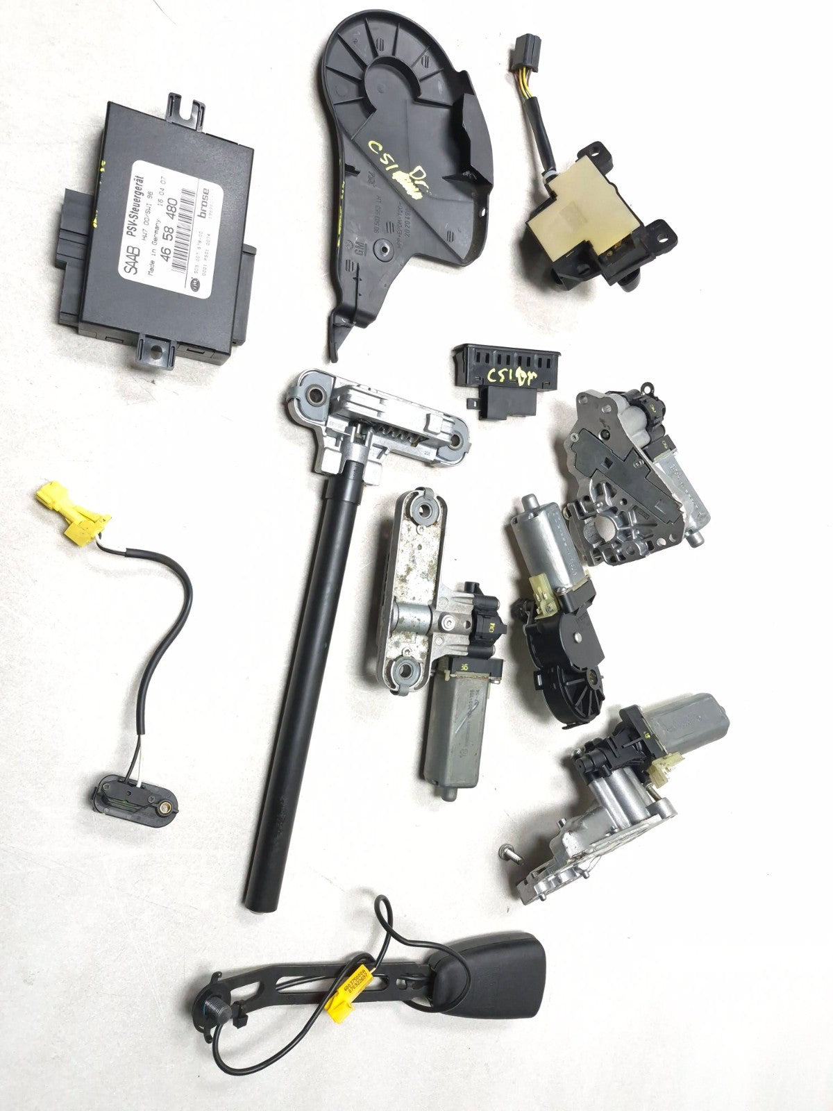 2007 Saab 9-5 Front Driver Power Seat Memory Switch Control Kit OEM