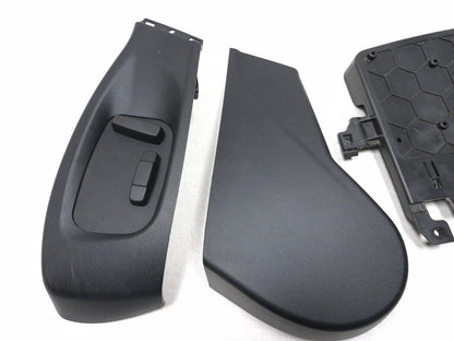 2017 Jaguar Xe Front Left Driver Seat Trim Cover & Switch 5pcs OEM