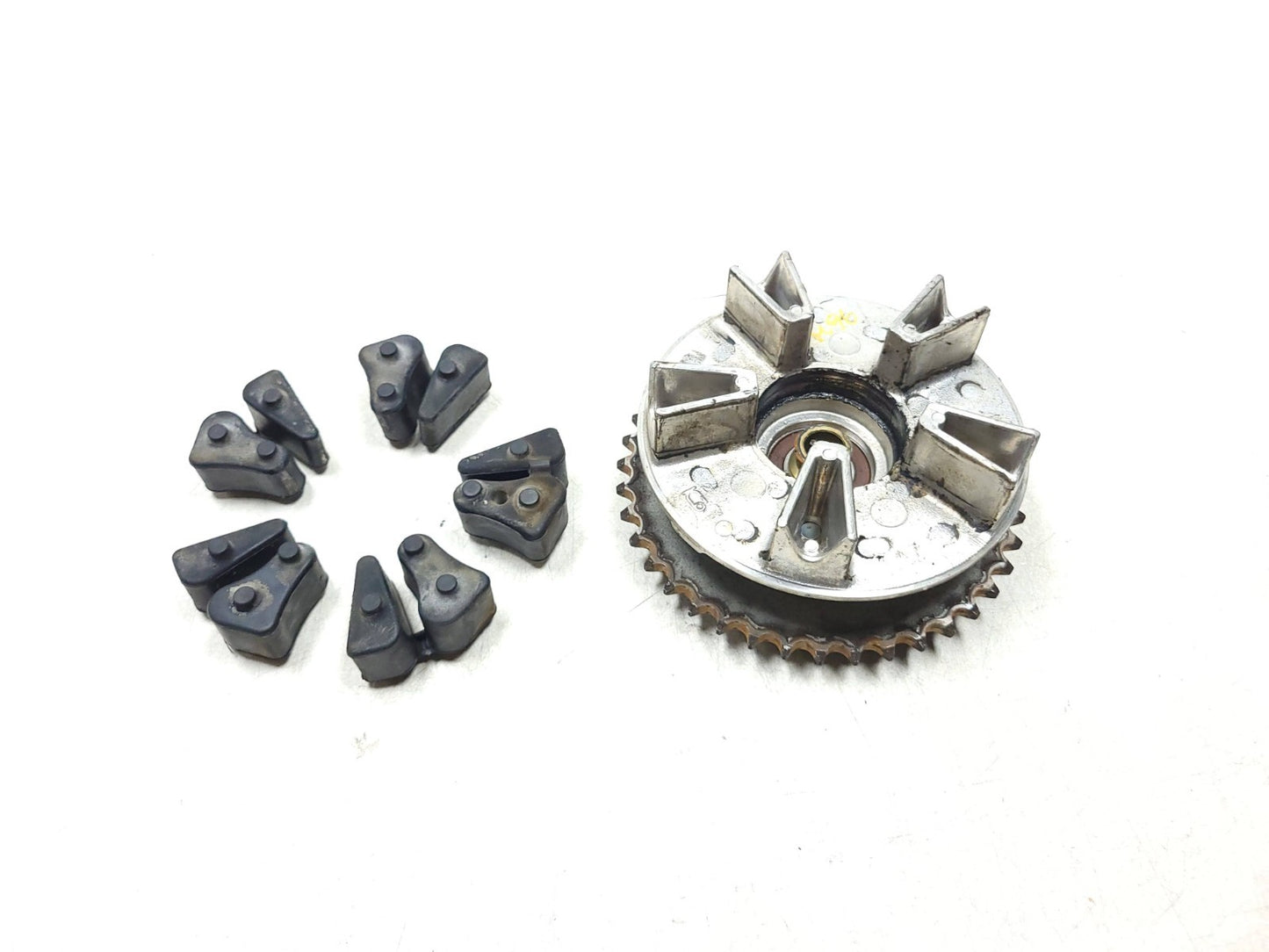 2002 Honda Magna Vf 750c Rear Sprocket W/ Carrier Hub OEM