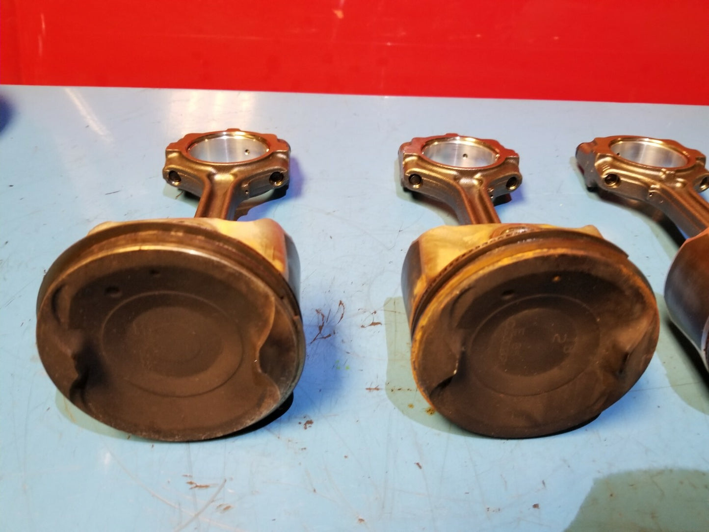 2014 Nissan Rogue 2.5l Piston W/ Connecting Rod 4pcs OEM