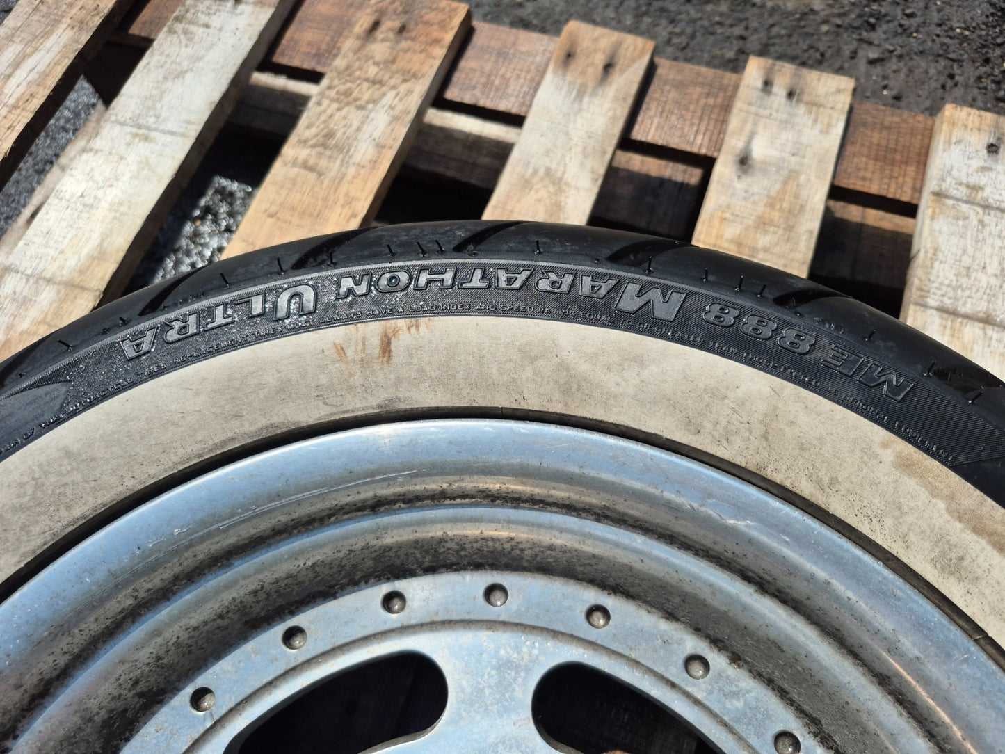 2008 Harley-davidson Dyna Fat Bob Fxdf Rear Wheel Rim & Tire OEM
