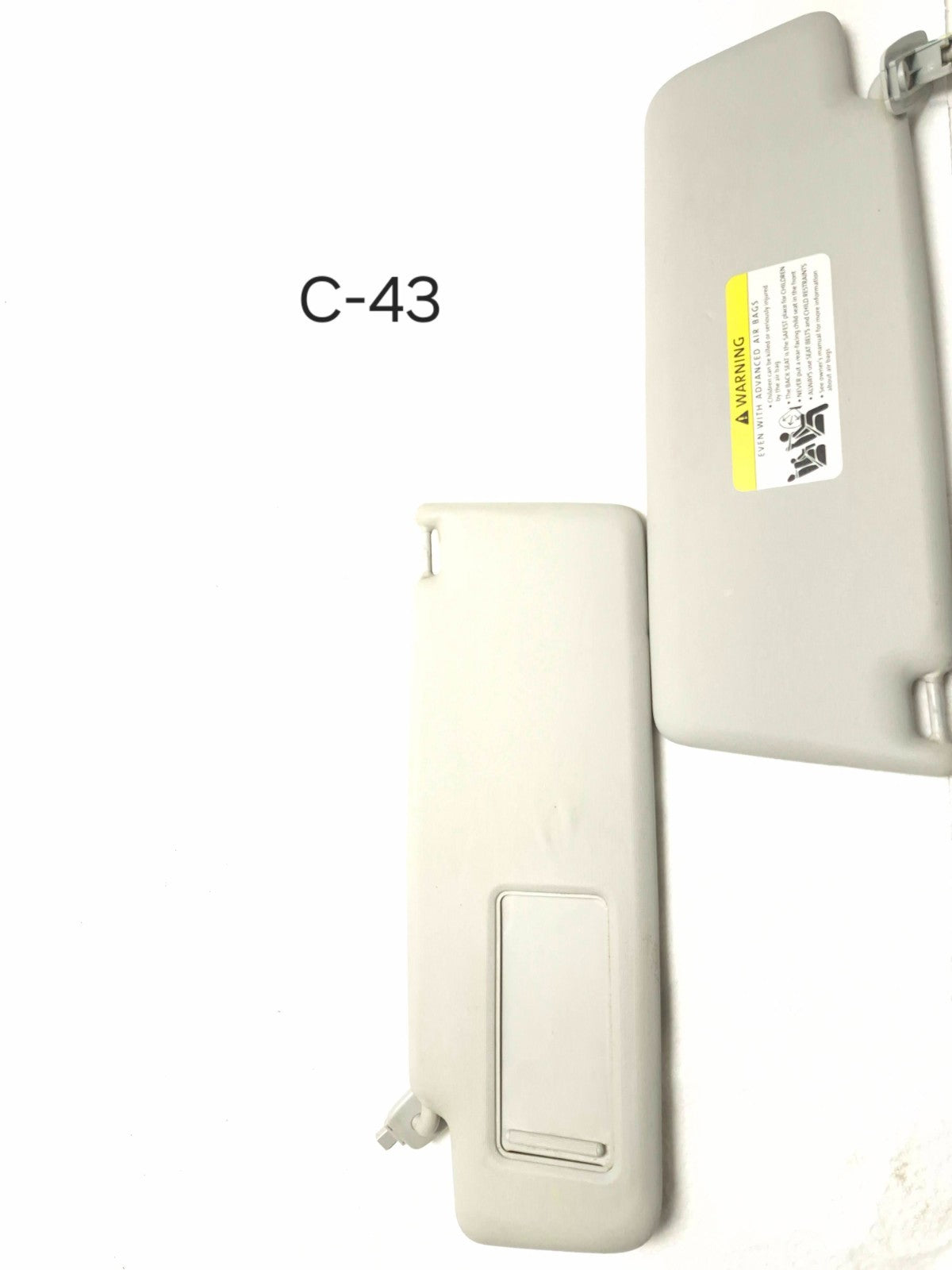 2011 Volkswagen Tiguan Sun Visor Pair OEM