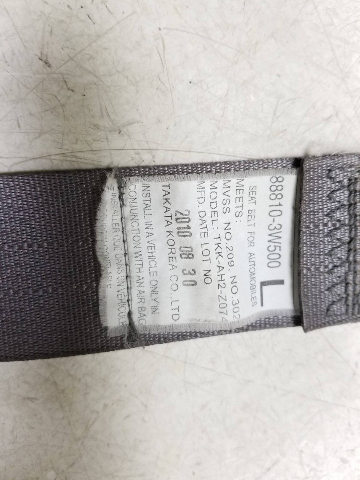 2011 - 2013 Kia Sportage Front Seat Belt Retractor Left & Right  OEM