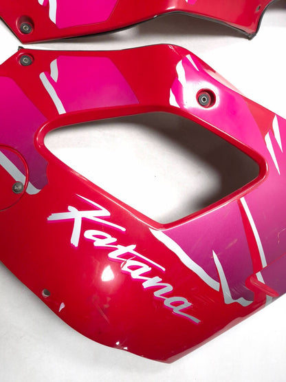 1993 Suzuki Gsx 600 Fp Katana Left & Right Fairing Cowling Pair OEM