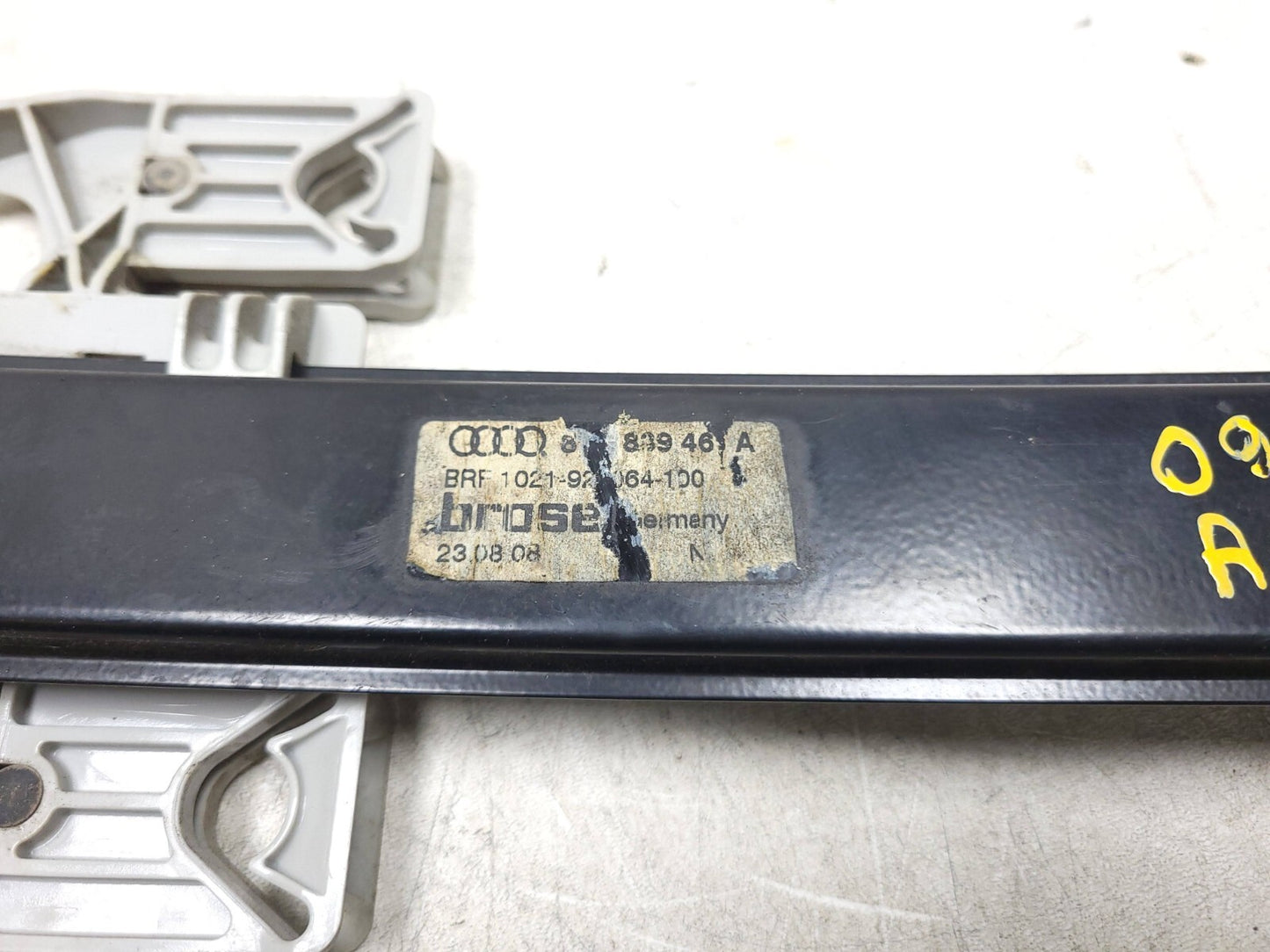 2009 - 2016 Audi A4 S4 Sedan Rear Window Regulator & Motor Driver Side Left OEM