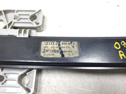 2009 - 2016 Audi A4 S4 Sedan Rear Window Regulator & Motor Driver Side Left OEM