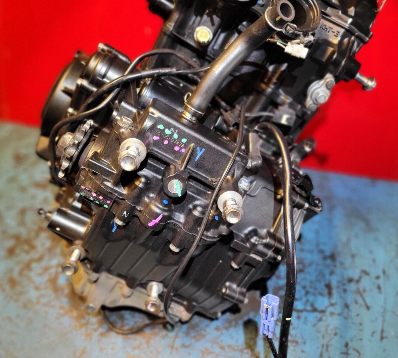 18-23 Kawasaki Er400 Z400 Engine Motor 2k Miles✅ 16-05-07#7a