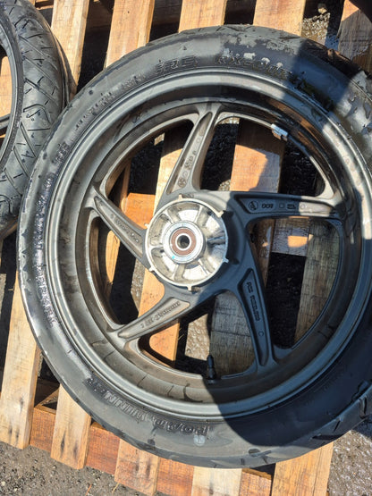 2013 Honda Cbr250 Wheel Rim W/ Tire Front & Rear *straight* OEM
