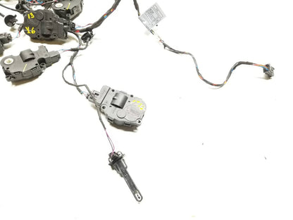 2013 BMW X6 AC Heater Flap Actuator Motors W/ Wire Harness OEM
