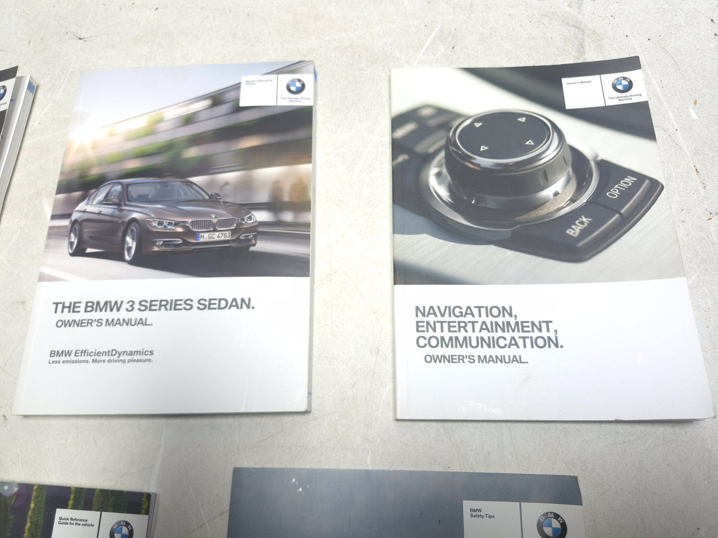 2013 BMW 328i F30 Owner's Manual Book & Case OEM
