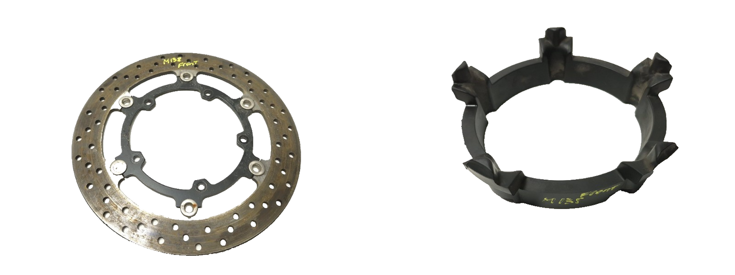 2025 Yamaha R3 Yfz320 Front Brake Disc Rotor & Wheel Brake Damper Ring Pair OEM