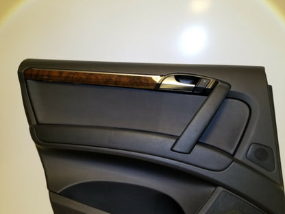 2015 Audi Q7 Rear Door Panel Trim Left Driver Side OEM