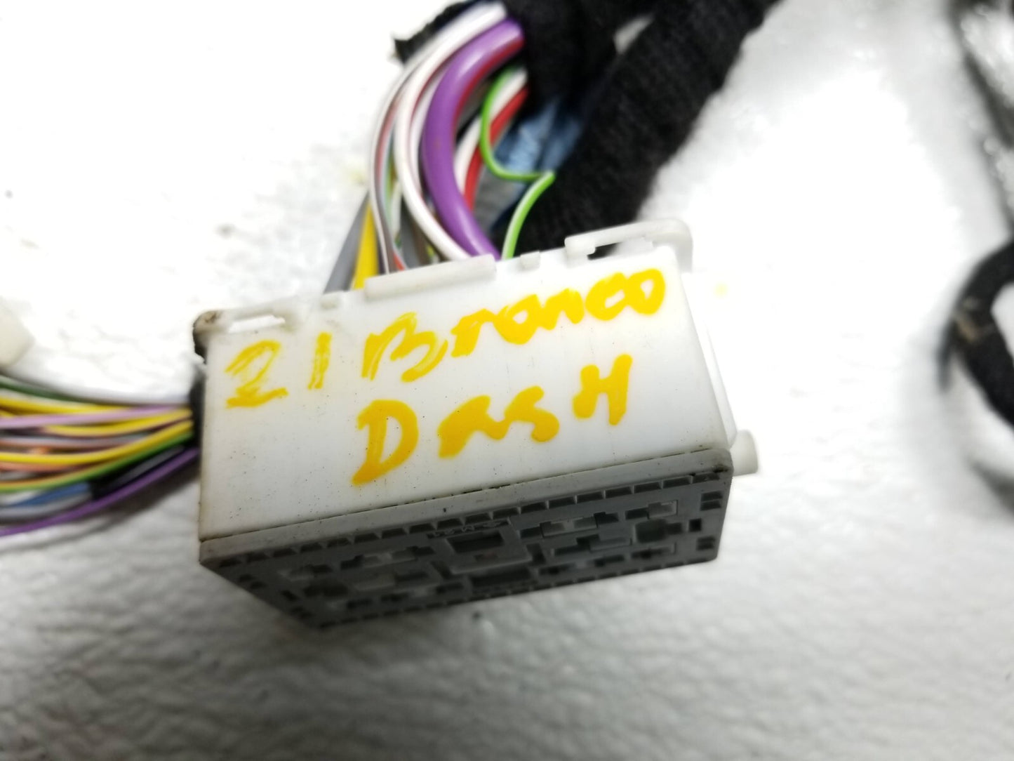 2021 Ford Bronco Instrument Panel Dash Wire Harness OEM 13k Miles
