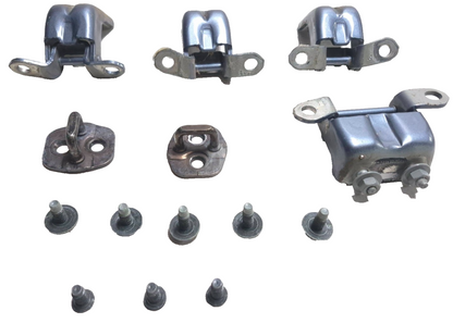 2010 Nissan Maxima Sv Passenger Side Door Hinge & Latch 6pcs W/ Bolt 8pcs OEM