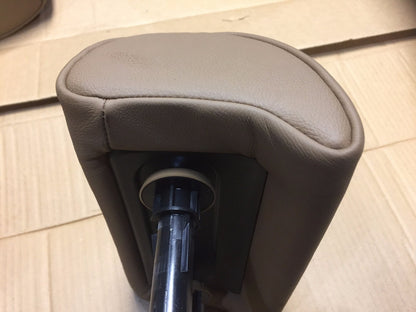 02 03 04 05 BMW 745i E65 Rear Right Passenger Side Headrest Leather OEM